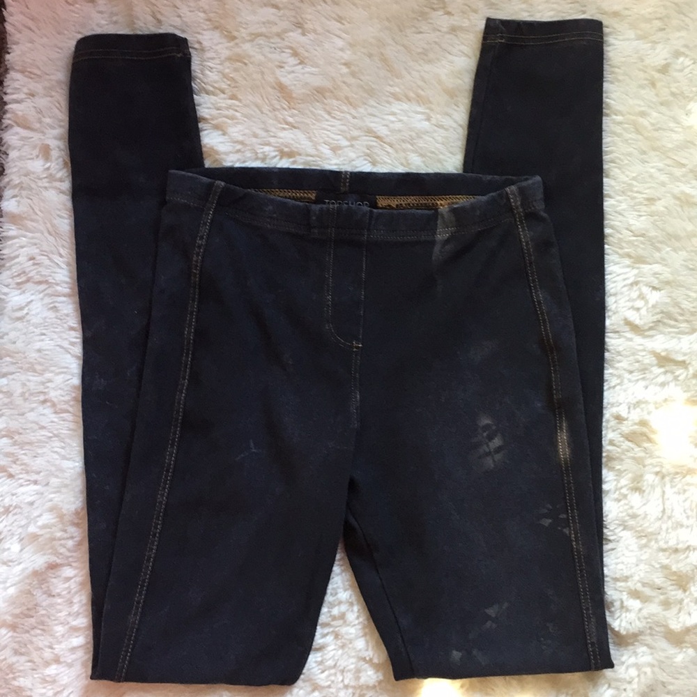 Topshop black denim legging jegging